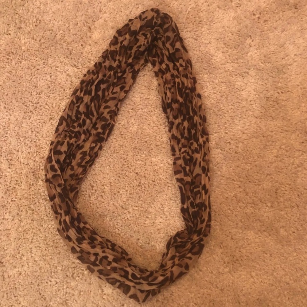 Leopard Print Infinity Scarf